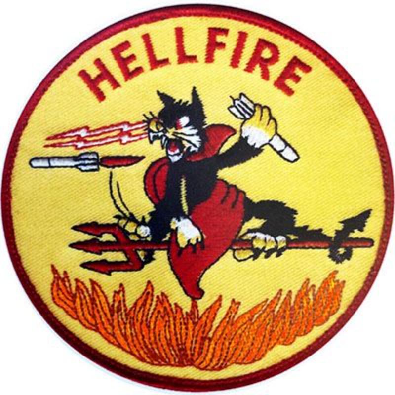 PM5111 Patch - USMC, Hell Fire - 3.63 in.