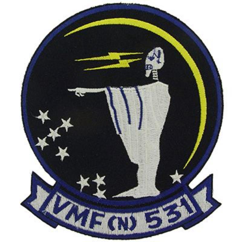 PM5963 Patch - USMC, VMF, N 531 - 3.38 in.
