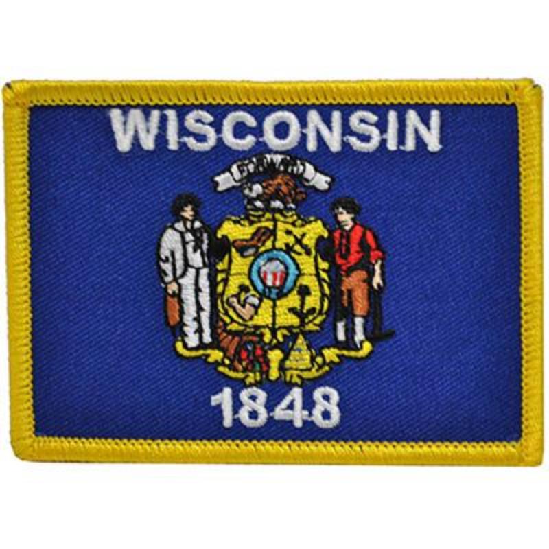 PM6850 Patch - Wisconsin - 3.5 x 2.5 in.