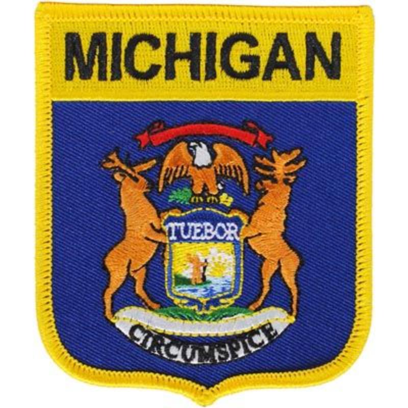 PM6923 Patch - Michigan - 3.5 x 2.88 in.