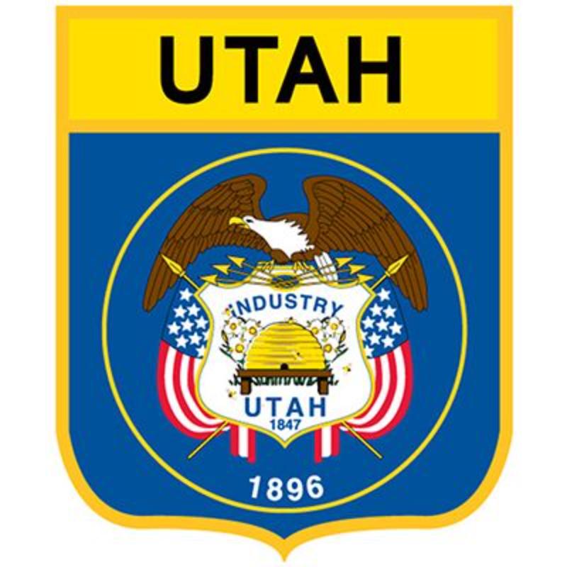 PM6945 Patch - Utah - 3.5 x 2.88 in.