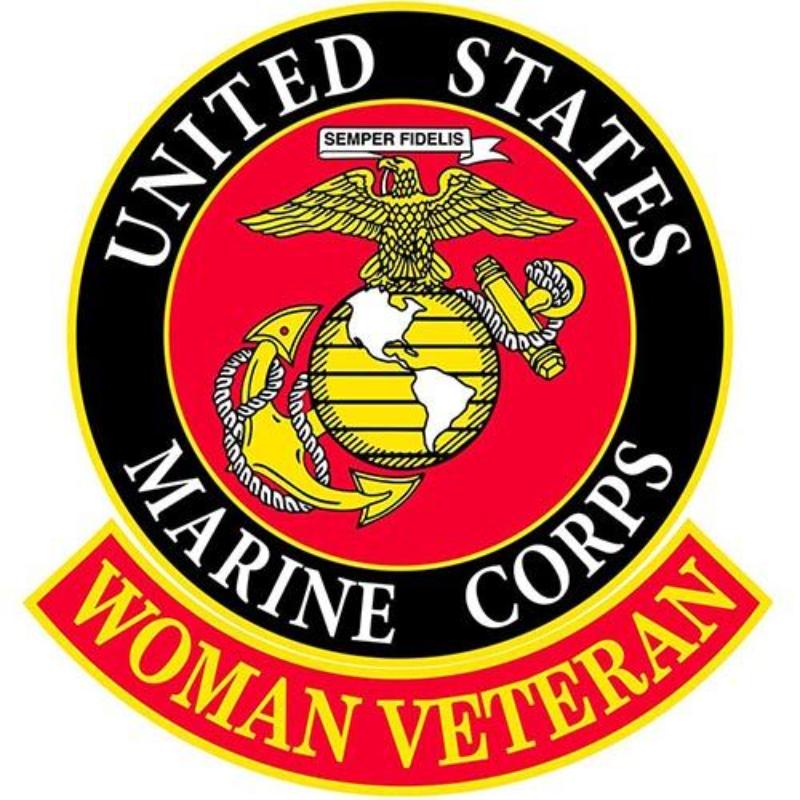 PM9056 Patch - USMC Woman Veteran - 12 in.