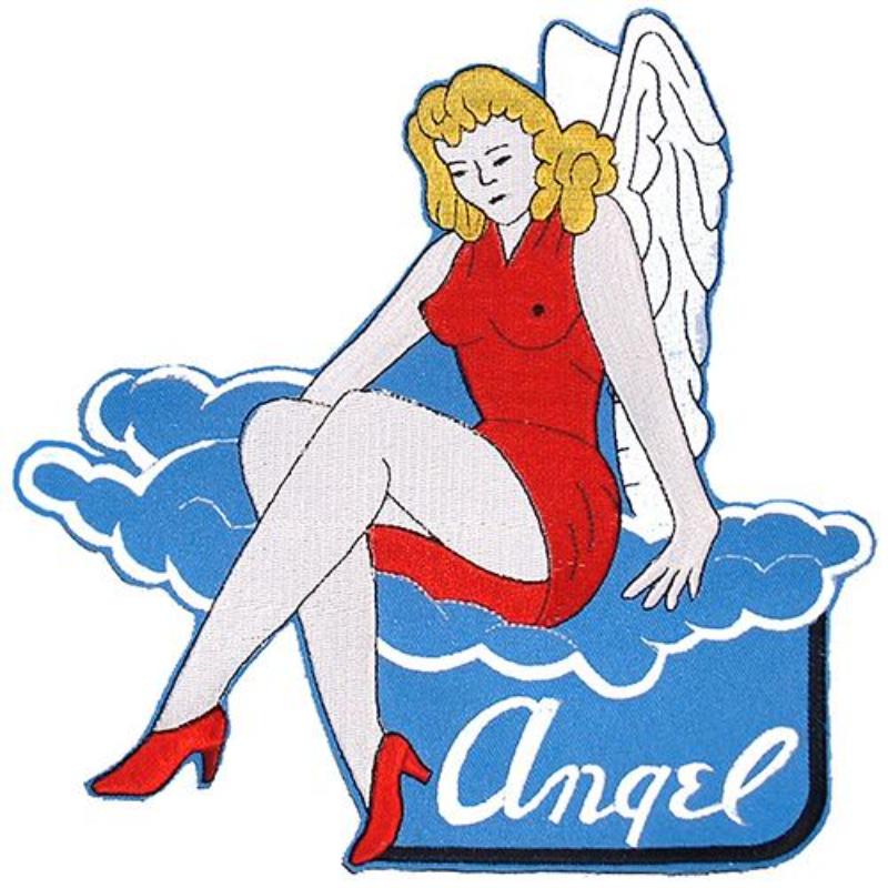 PM9161 Patch - Nose Art, Angel - 8 in.