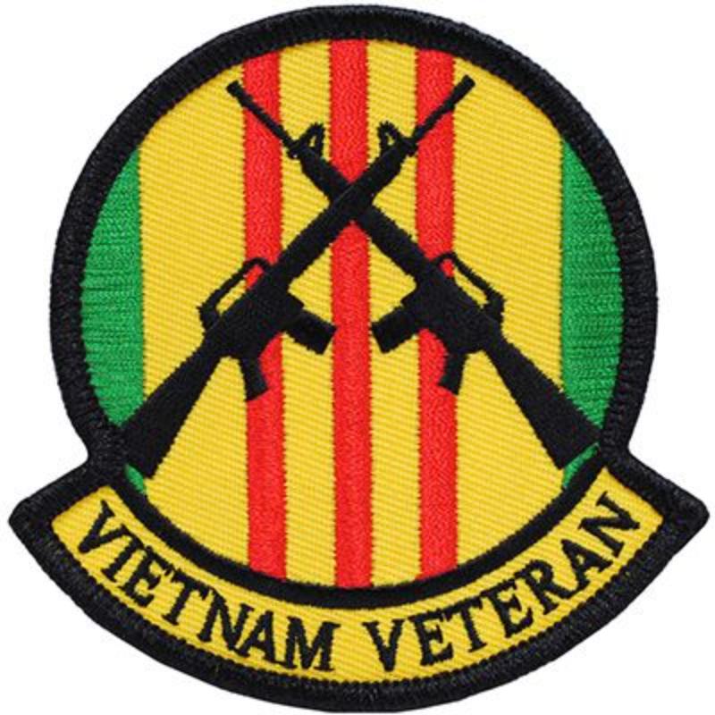 PM1132 Patch - Vietnam, Veteran - 3.38 in.