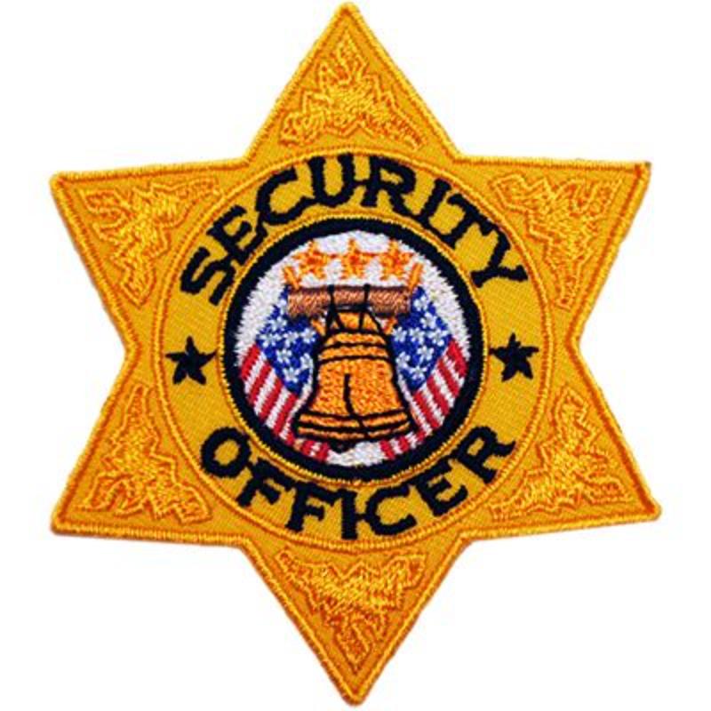 PM4088 Patch - Security Officer Star - Blue & Gold - 3 in.