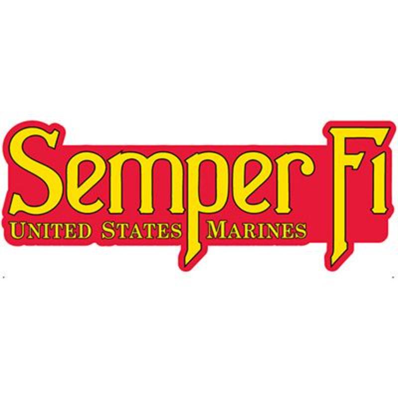PM3800 Patch - USMC, Semper FI - 4 in.