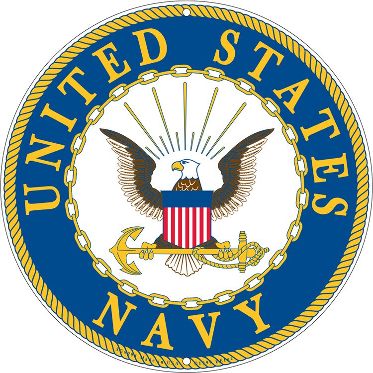 SG9004 Sign - U.S.Navy Logo - 12 in.