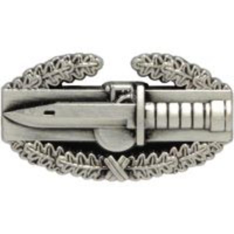 P14427 Mini Pin - Army, Cab - Pewter - 1 in.