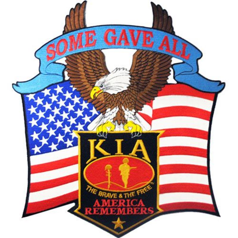 PM9095 Patch - Kia, Honor, USA Eagle - Some Gave All - 12 in.