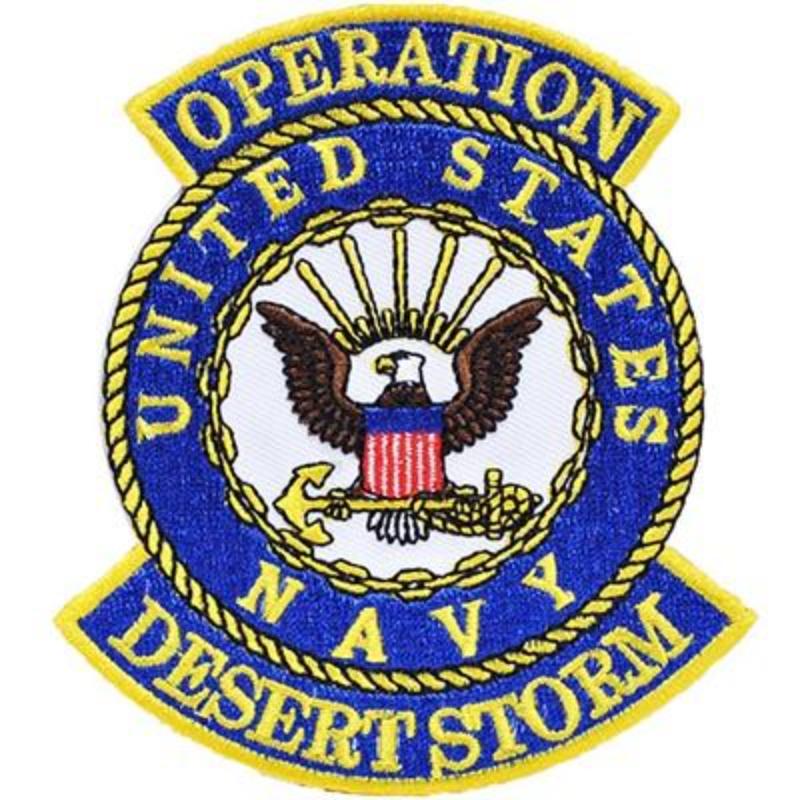 PM1162 Patch - Desert Strom USN - 4 in.