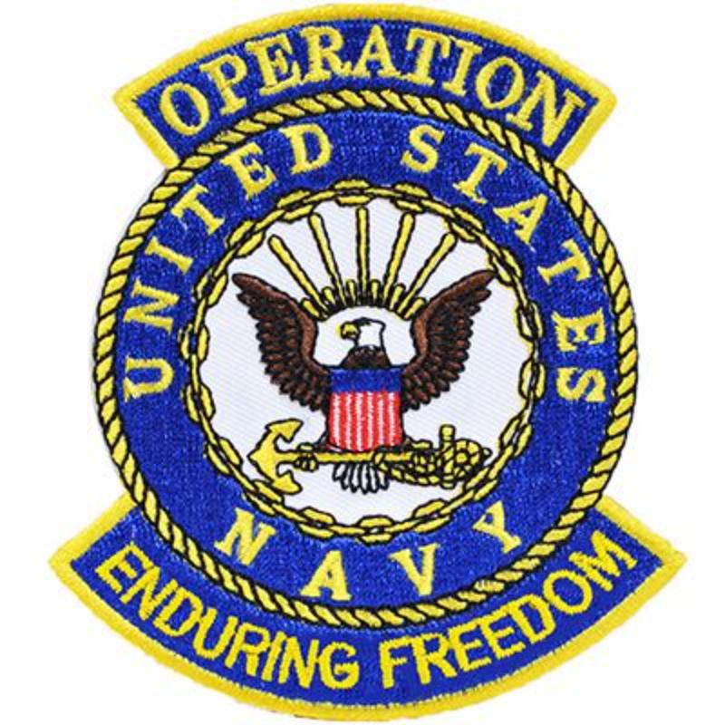 PM1172 Patch - Enduring Freedom USN - 4 in.