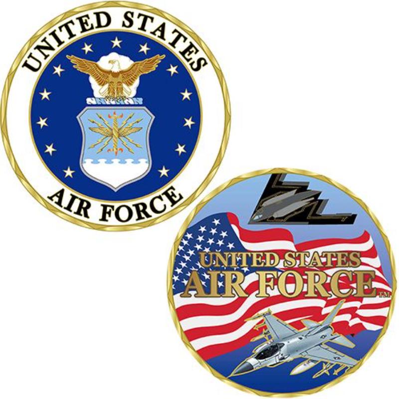 CH1401 Challenge Coin - USAF - Emblem - 1.75 in.