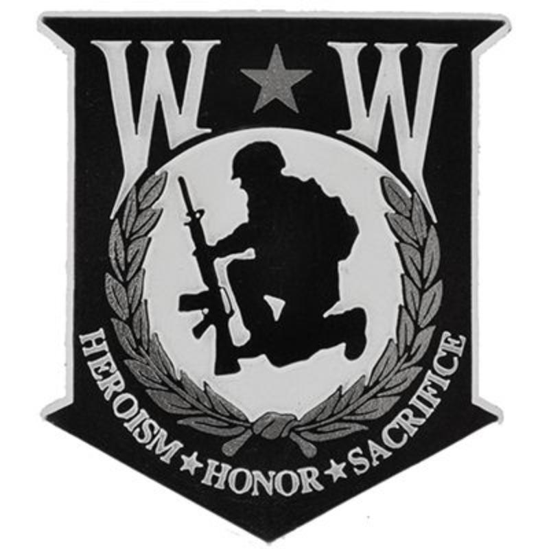 MG1236 Magnet - Wounded Warrior - 2.88 in.