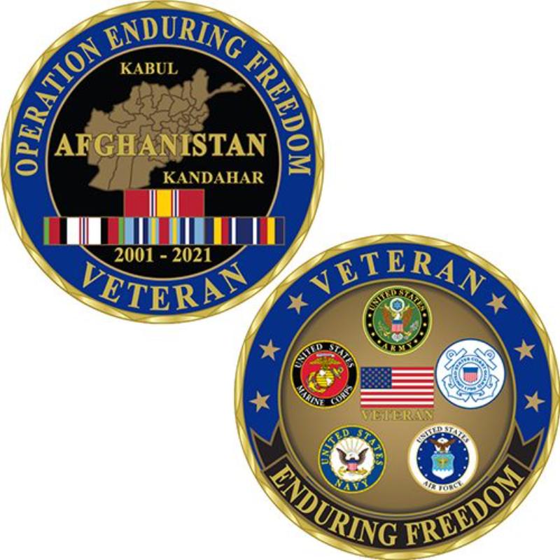 Picture of Eagle Emblems CH0311 Challenge Coin - Enduring - Freedom - 1.75 in.