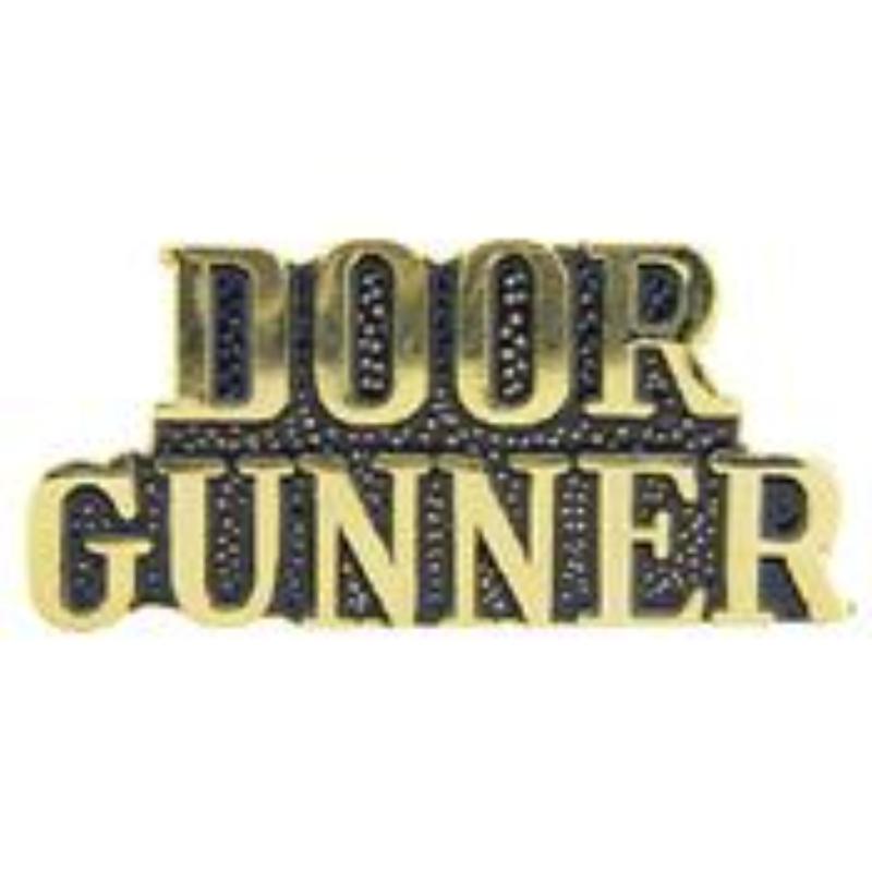P15164 Pin - Army, Script Door Gunner - 1.125 in.