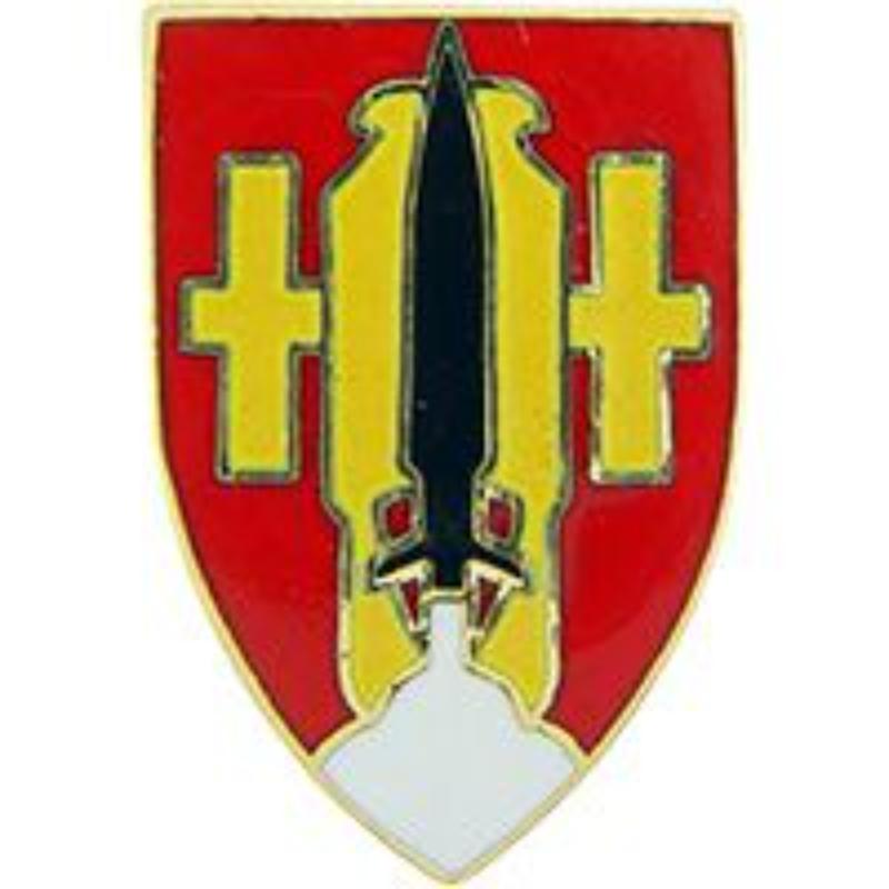 P15304 Pin - Army, Artillery, Missile School - 1 in.