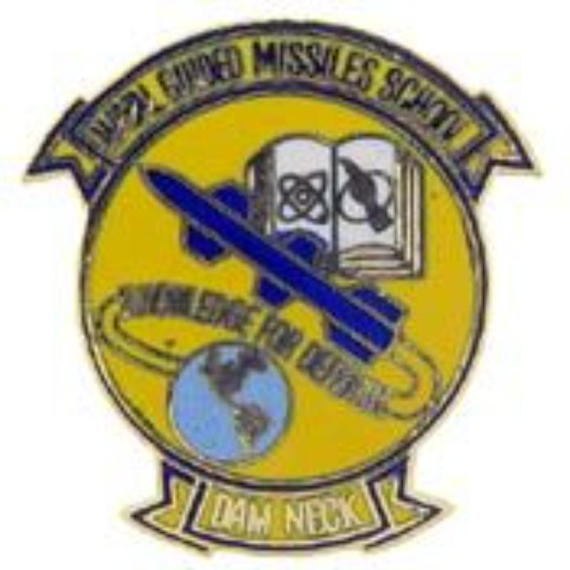 P15423 Pin - USN, School - Guided Missles - 1.125 in.