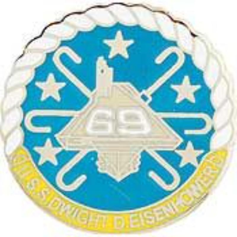 P15426 Pin - USS, Eisenhower - 1 in.