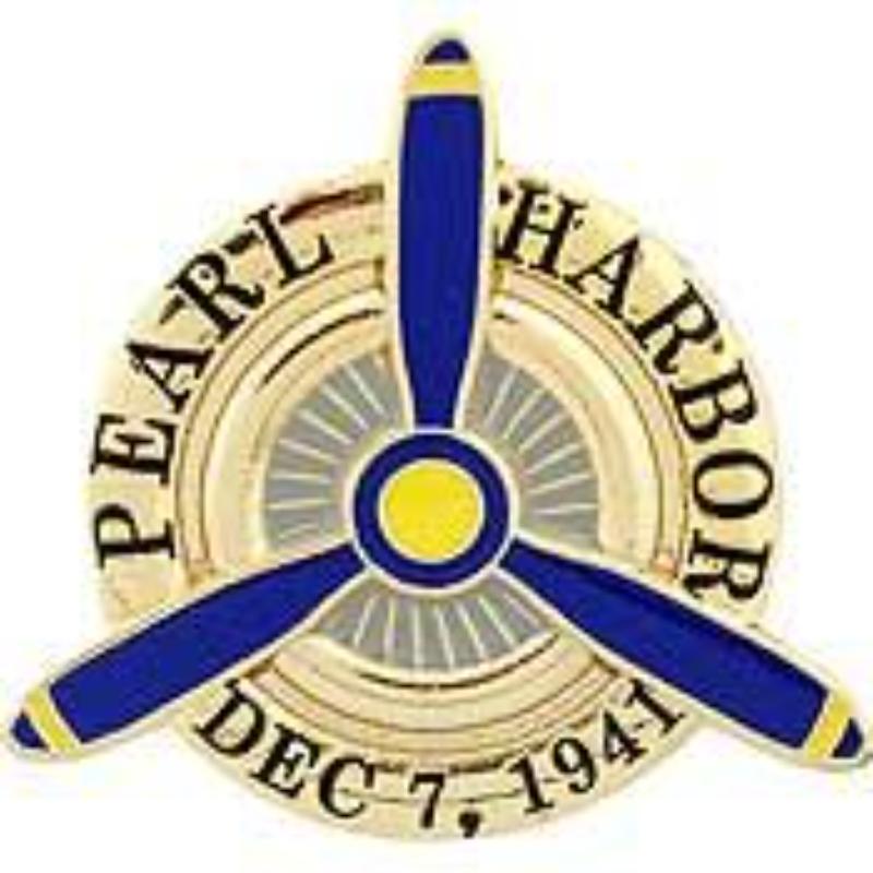P15452 Pin - World War II, Pearl Harbor, Air - 1 in.