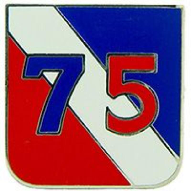 P15471 Pin - Army, 75th Training Command - 1 in.