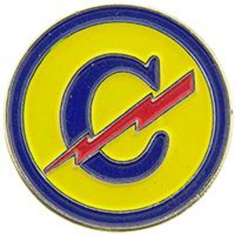 Army European Constabulary Pin - Gold - 1 in. - Durable Design