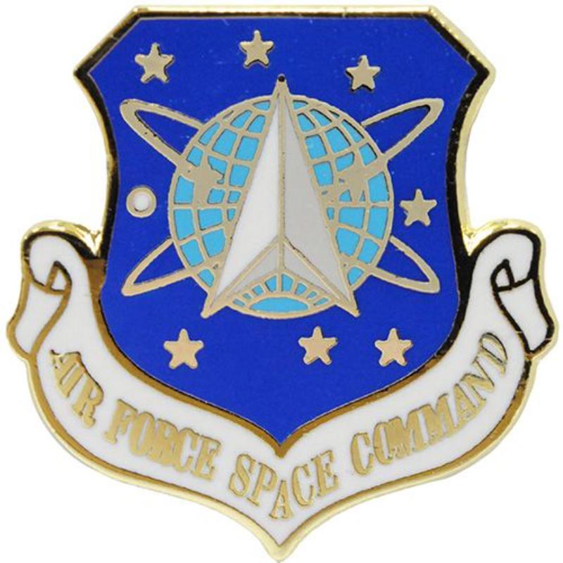 P15731 Pin - USAF, Space Command - 1.125 in.