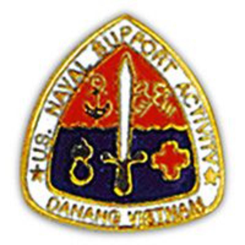 P15732 Pin - Vietnam, USN, Support Da Nang - 1 in.