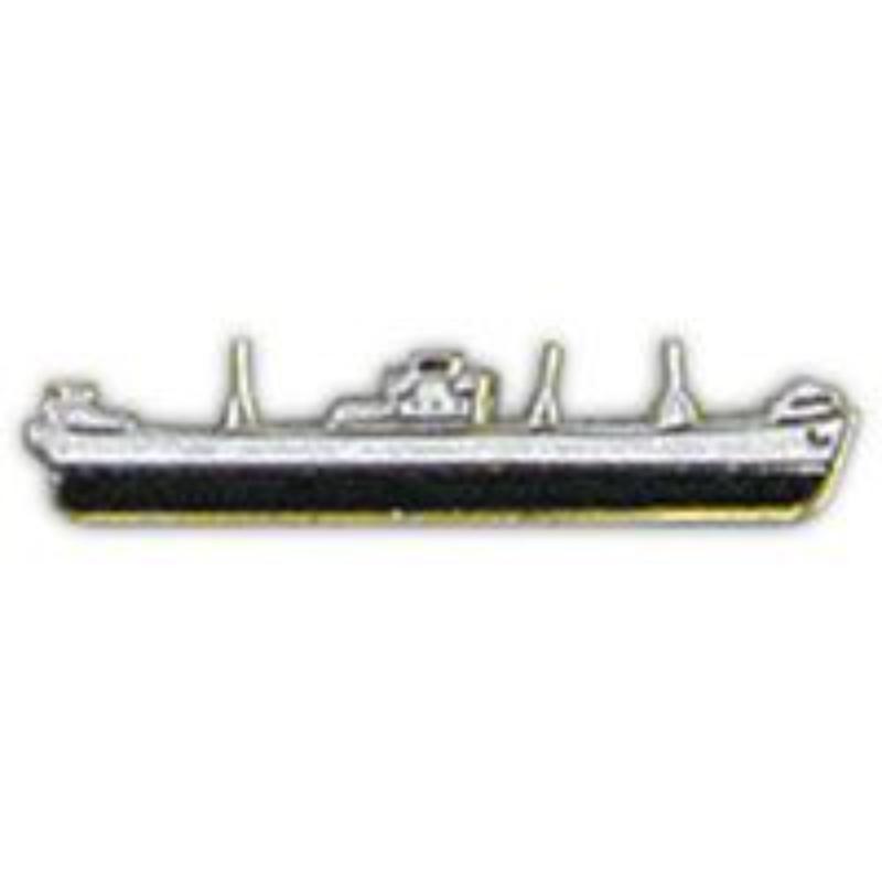 USS Liberty Ship Pin - Multicolor - 1.125 in. - Durable Design