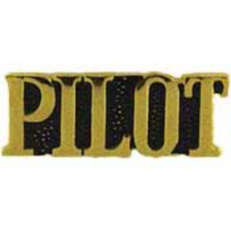 P15835 Pin - USAF, Script Pilot - 1 in.