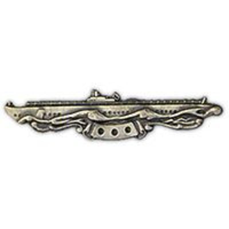 USN Submergence Combat Patrol Pin - Gold - 2.25 in. - Durable Design
