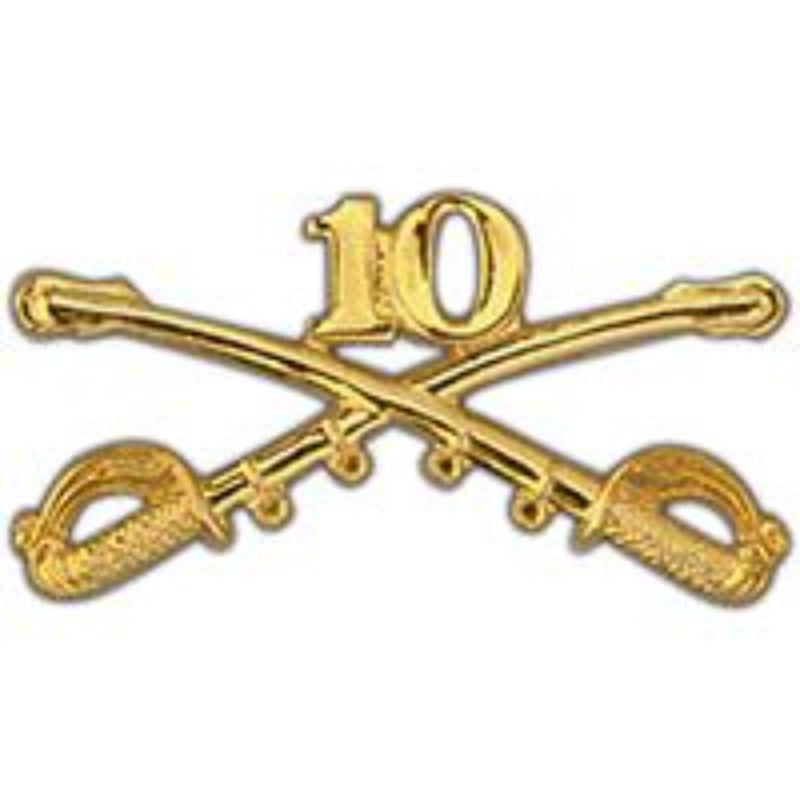 P16148 decal - Army, Cavalry Swords, 10th - 2.25 in.