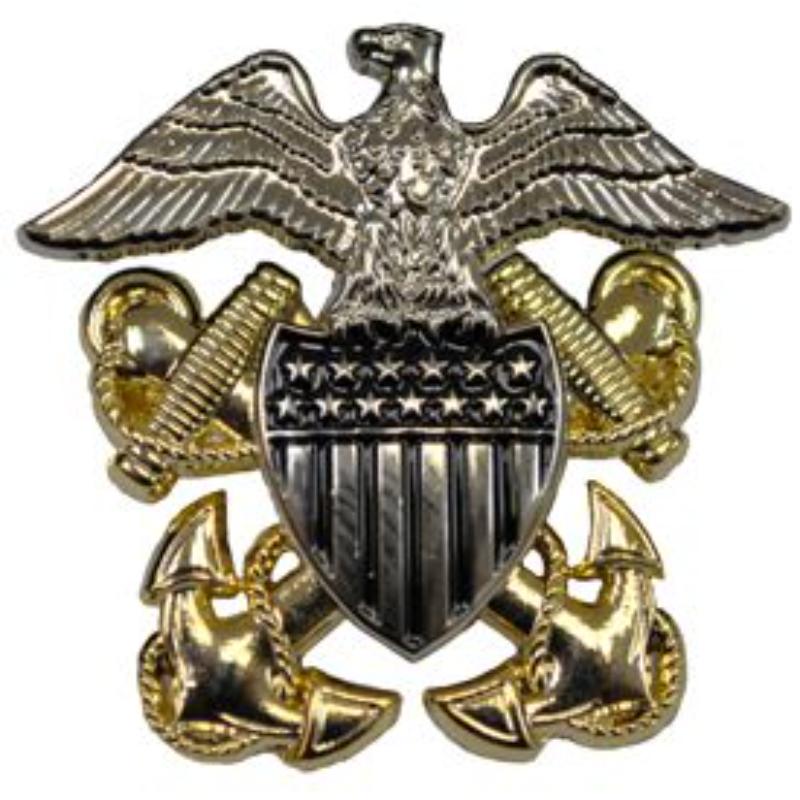 P16451 decal - USN, Officer - 1.25 in.