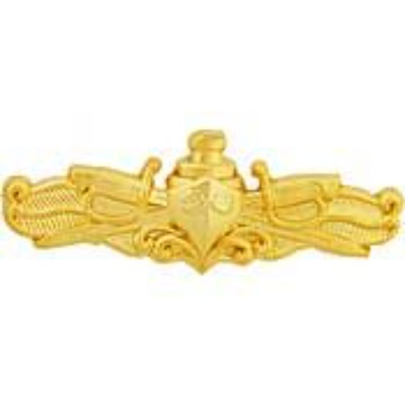 Pin - USN - Surf.Warfare - Gold - 1.38 in.