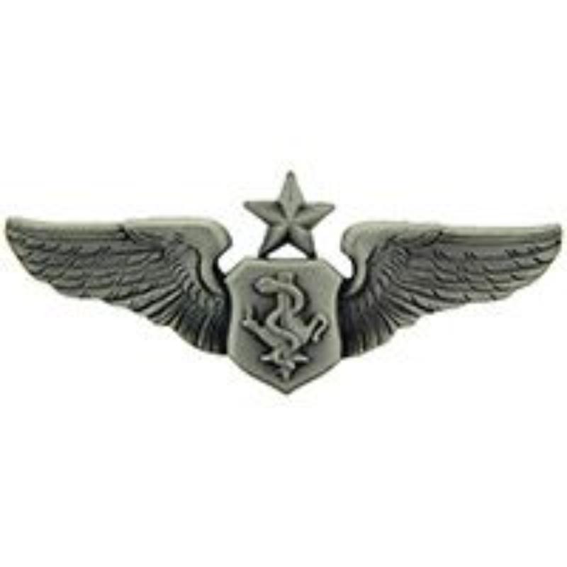 USAF Flight Nurse Senior Wing Pin - Silver - 2 in. - Durable Design