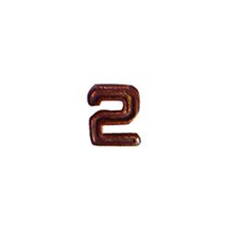 M7642 Dev - Numeral, Bronze, 2 - 0.19 in.