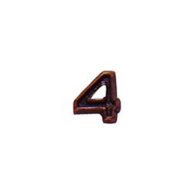 M7644 Dev - Numeral, Bronze, 4 - 0.19 in.