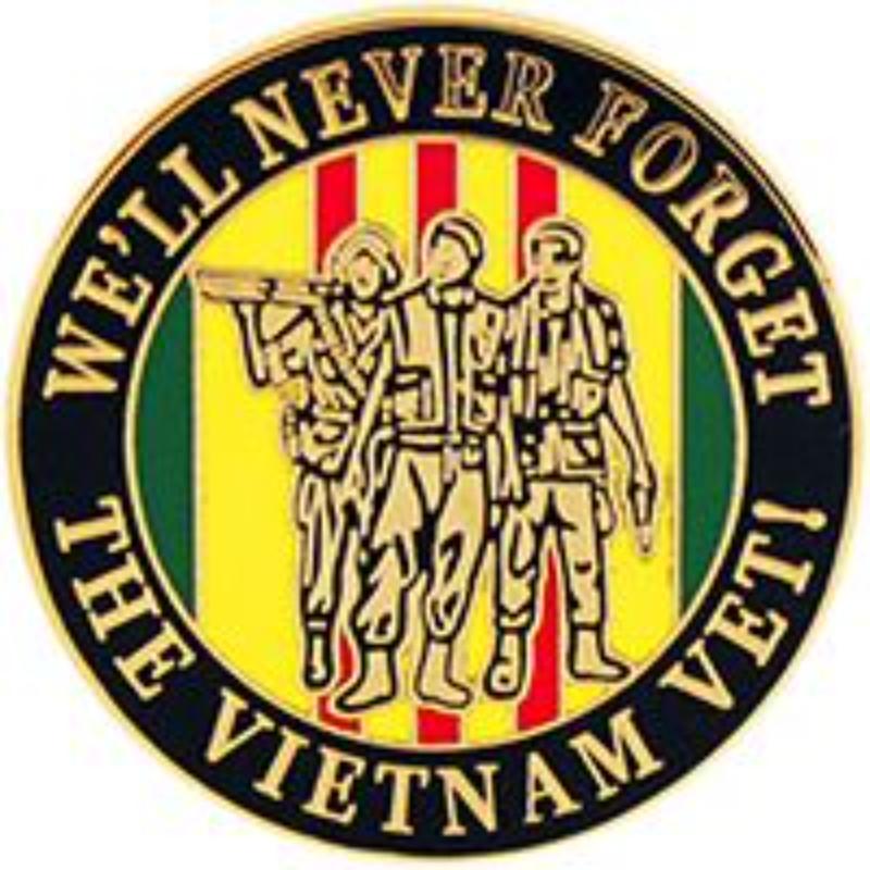 P62250 Pin - Vietnam, Well Never - 1 in.
