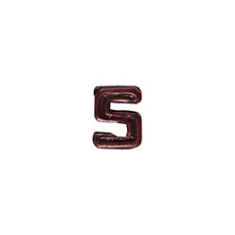 M7645 Dev - Numeral, Bronze, 5 in. - 0.19 in.