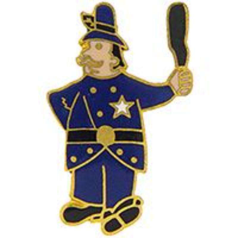 P63128 Pin-Police Officer, Bobby Cop - 1 in.