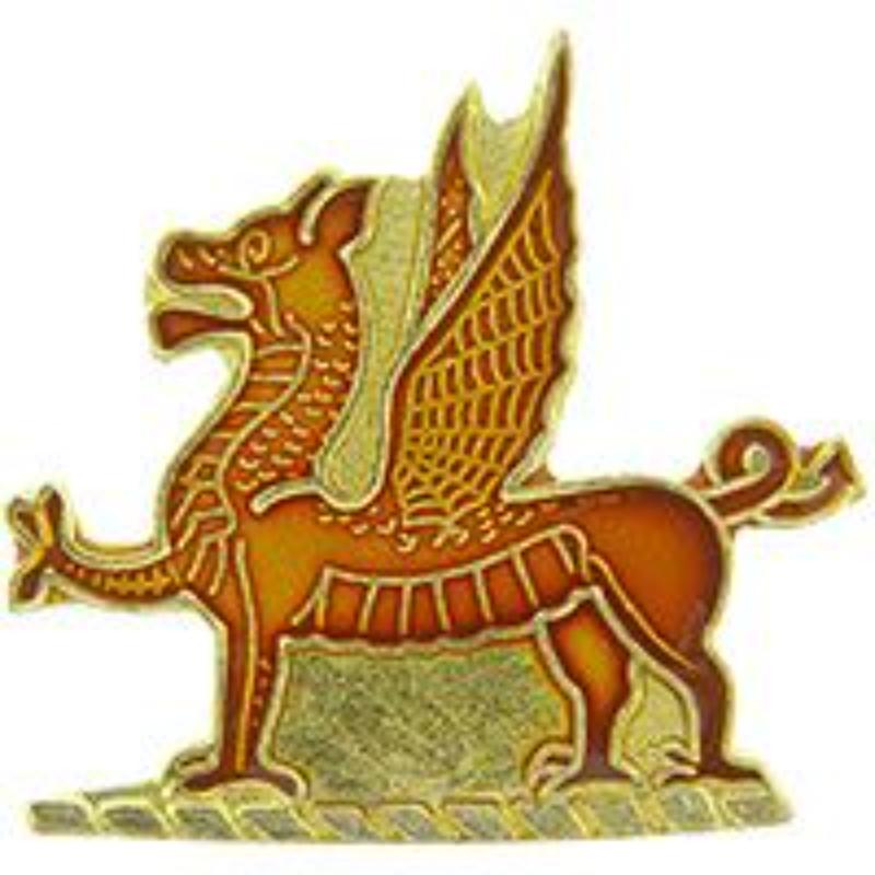 P63757 Pin - Dragon, Egyptian - 1 in.