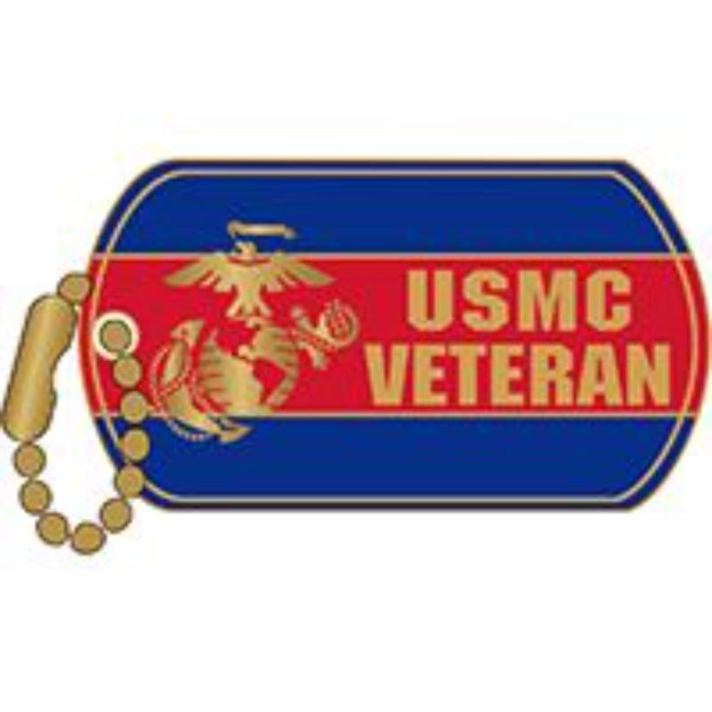 P64026 Rank - USMC, E4, Corporal - Clear - 0.88 in. Wide