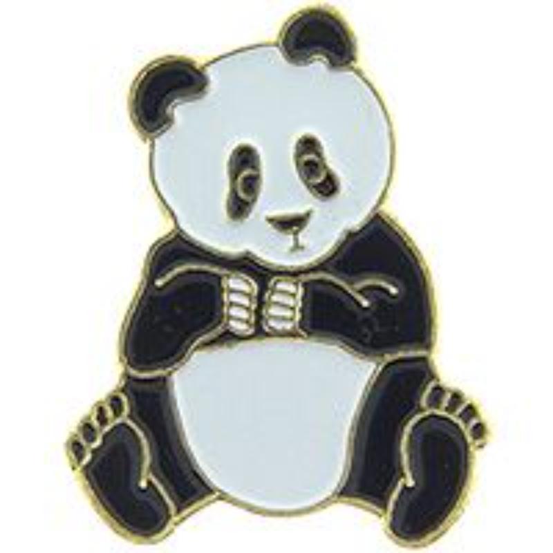 Pin - Bear - Panda Teddy - 1 in.