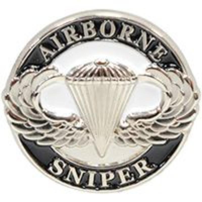 P64491 Pin - Army Paratrooper, Sniper - 1 in.