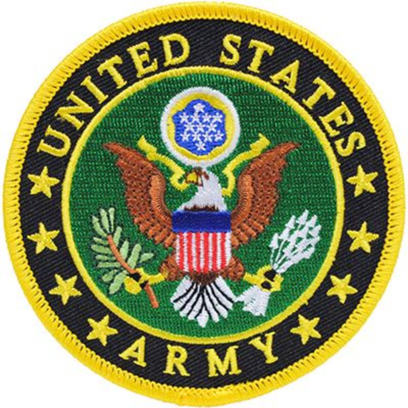 Picture of Eagle Emblems PM0003 Patch - Army Symbol - 3 in. - 3.63 in.