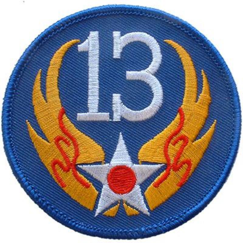 PM0088 Patch - USAF, 13th - 3 in.