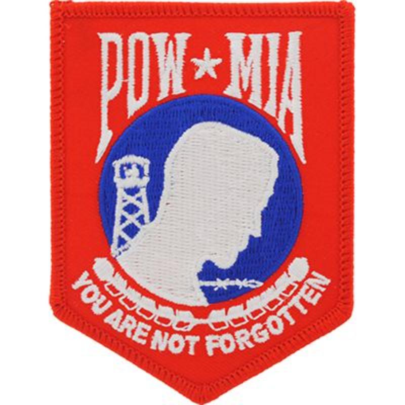 PM0117 Patch - Pow Mia, Red, White & Blue - 3.5 in.