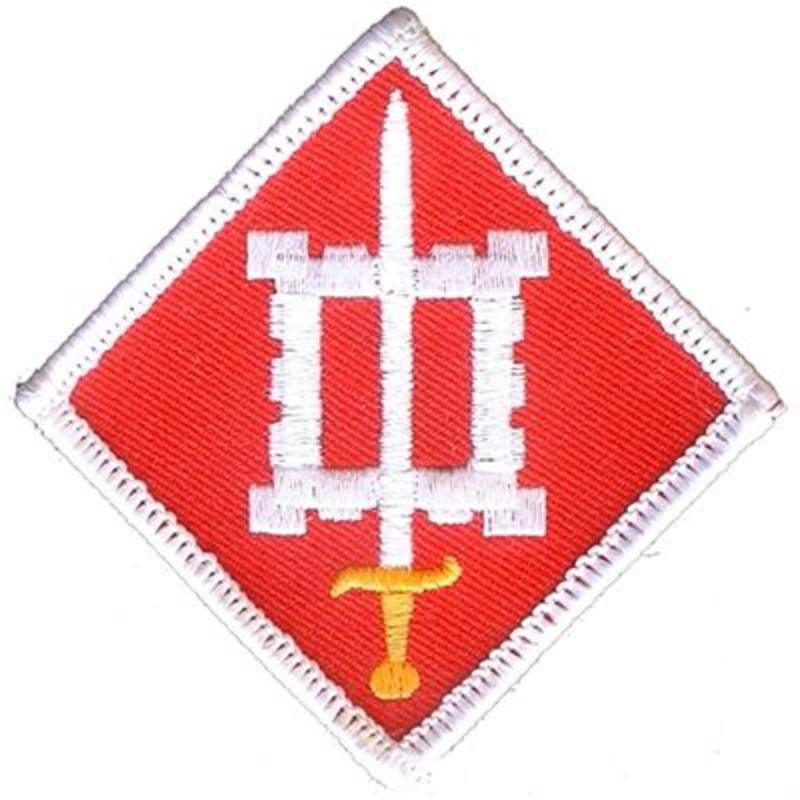 PM0128 Patch - Army, 18th Engineer - 3 in.