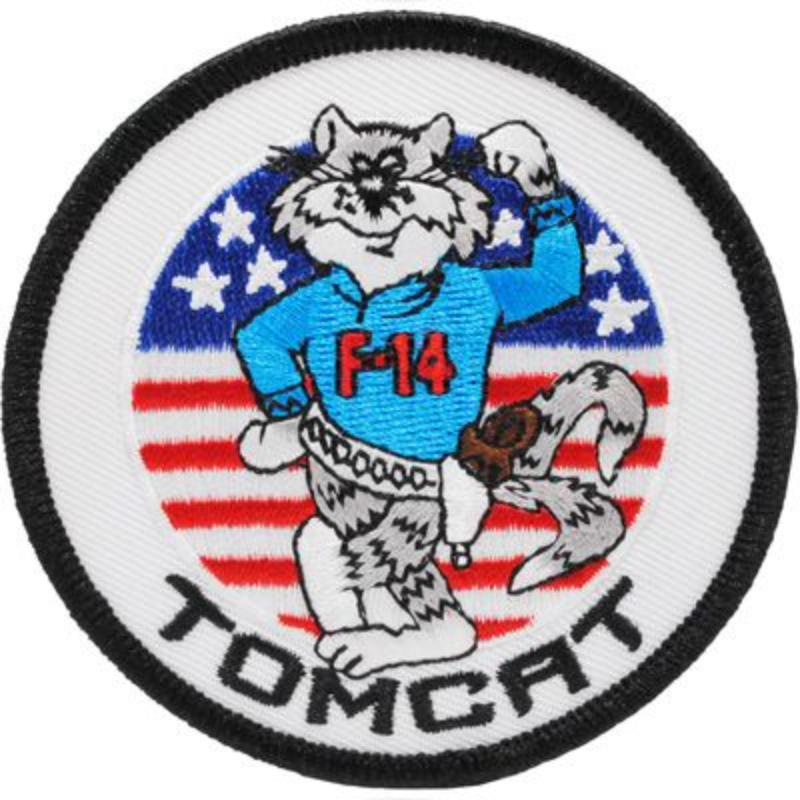 PM0204 Patch - USN, Tomcat, F-14 Round - 3.63 in.