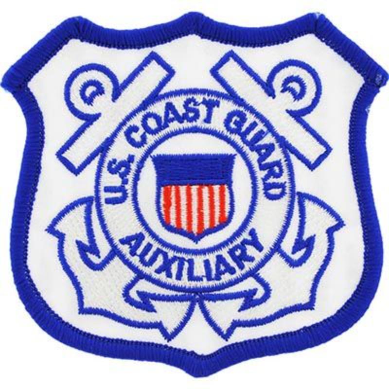 PM0405 Patch - United States Coast Guard, Auxiliary - 3 in.