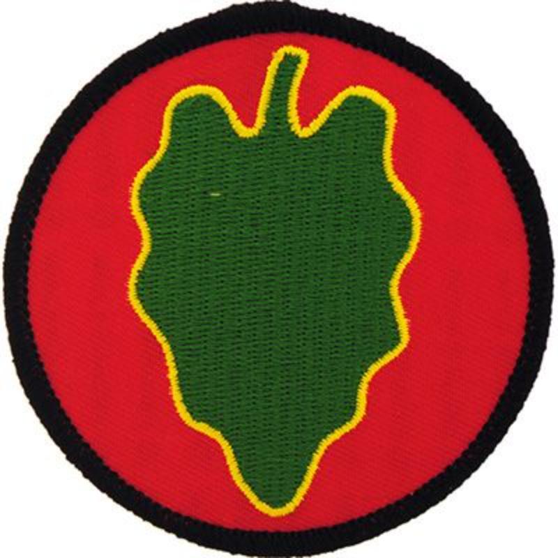 PM0418 Patch - Army, 24Th Infantry Division - 3.63 in.